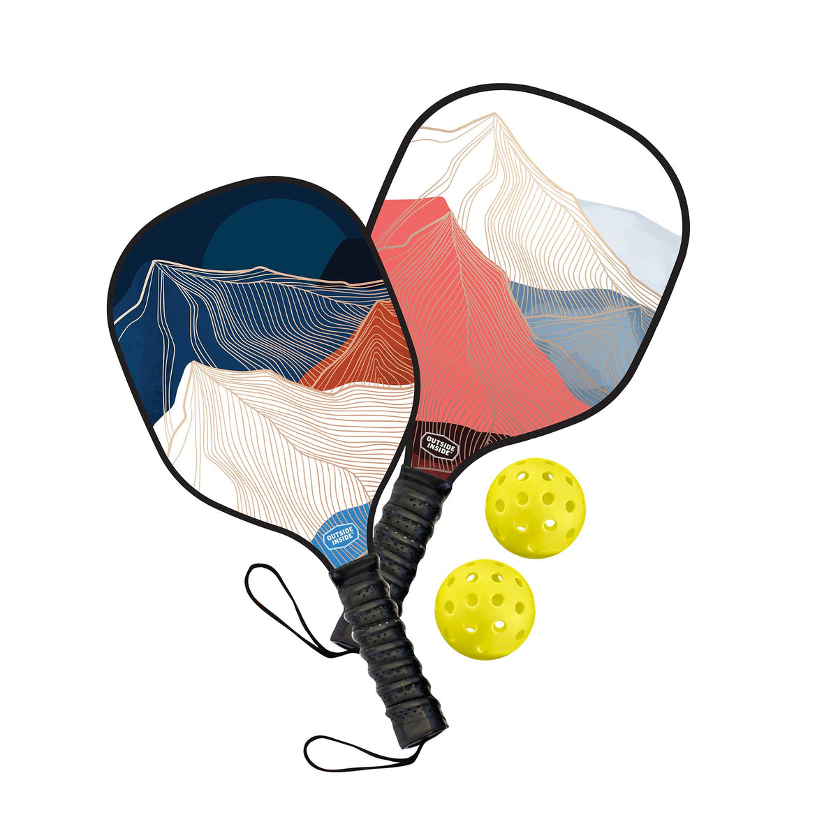 Wood Pickleball Set