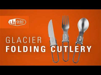 Glacier Folding Spoon - Blue