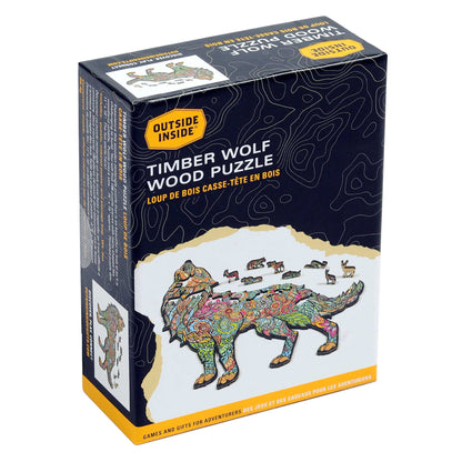 Timber Wolf Wood Puzzle