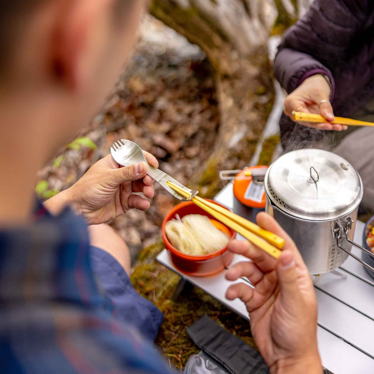 Glacier Stainless Spork + Bastoncini