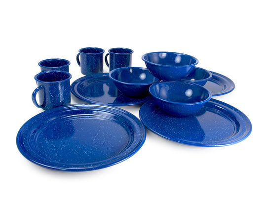 Sierra Enamelware 4 Person Table Set
