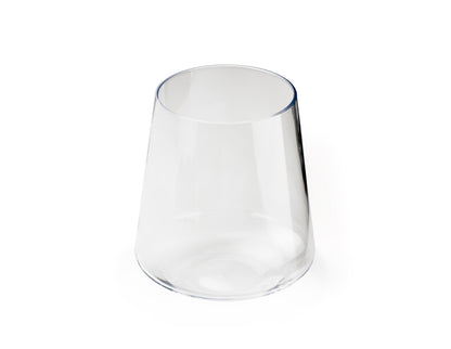 Bicchiere da vino bianco senza stelo