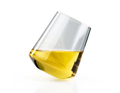 Bicchiere da vino bianco senza stelo