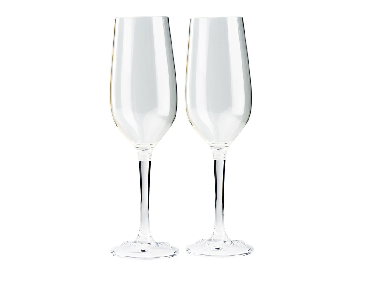 Set di flute da champagne a nido d'ape