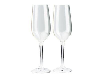 Set di flute da champagne a nido d'ape