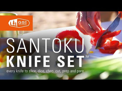 Set di coltelli Santoku