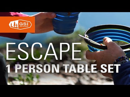 Escape 1 Person Table Set- Blue